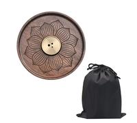 1 porta incenso in legno, supporto per bastoncini di incenso, contenitore per incenso con contenitore per cenere rimovibile, può essere utilizzato durante la meditazione, lo yoga, come decorazione per