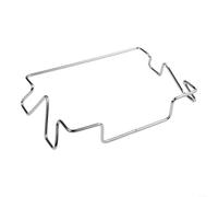 1: Porta sacchetti della spazzatura, dispenser per sacchetti di plastica da appendere alla porta dell'armadio della cucina, gancio per sacchetti della spazzatura in acciaio inox, 18 x 13 x 4 cm