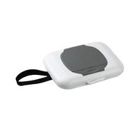 1 porta salviettine da viaggio grigio riutilizzabile contenitore per salviette umidificate scatola per passeggini dispenser da appendere custodia riutilizzabile per salviettine umidificate sicure