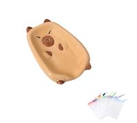 1 Porta Saponetta Capibara Ceramica, 2 Sacchetti per Sapone - Articoli Affascinanti per Rendere La Vita Più Allegra e Confortevole (Capibara Porta Saponetta)