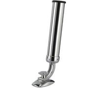 1 PORTACANNA CREMAGLIERA INOX REGOLABILE PER CANNA DA PESCA 360