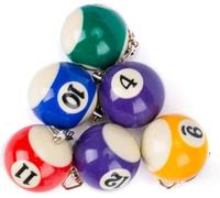 1 portachiavi con ciondolo da biliardo, comodo ed ecologico, Come mostrato