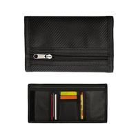 1 portafoglio sottile da uomo UK Trifold minimalista sottile portamonete con tasca con cerniera 6 carte e banconote blocco RFID morbido sicuro porta carte di credito regali per uomini, padri