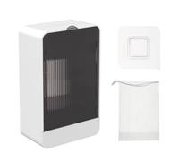 1 portasapone montato a parete, 1 rete in schiuma, vassoio per sapone di scarico, porta sapone flip-top, contenitore per sapone da doccia, portasapone da bagno