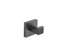 1 portasciugamani in acciaio inossidabile grigio canna di fucile, vassoio porta carta, gancio for accappatoio, barra da bagno, porta scopino for WC, accessori for il bagno(Robe Hooks)