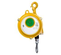 1 portautensili con bilanciatore a molla retrattile con cavo metallico da 1,5 m e gancio for attrezzature da officina e for autoveicoli(9-15 Kg)