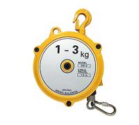 1 portautensili con bilanciatore a molla retrattile con cavo metallico da 1,5 m e gancio - for uso in officina e automobilistico(1-3kg)