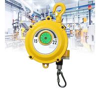 1 portautensili con bilanciatore a molla retrattile con gancio regolabile e cavo metallico for attrezzature da officina e for autoveicoli(15-22kg)
