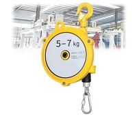 1 portautensili for bilanciatore a molla retrattile - Bilanciatore a molla for impieghi gravosi con gancio e fune metallica(5-7kg)