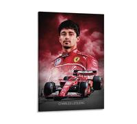 1 poster con Charles Leclerc, stampa artistica da parete, poster da appendere alla parete, decorazione per la famiglia, 50 x 75 cm