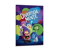 1 poster decorativo da parete del film Inside Out su tela, stampa artistica moderna, per camera da letto, 30 x 45 cm