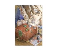 1 poster su tela, motivo: Il racconto di Peter Coniglio, decorazione artistica da parete per soggiorno e camera da letto, senza cornice, 20 x 30 cm