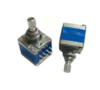 1 potenziometro del volume del canale stereo A20K B20K A50K 8 pin interruttore Fever Grade AD-66A albero di prugna da 20 mm(A20k)