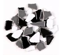 1 Pound Small Jigsaw Ceramic Mosaic Tiles for Crafts bulk, Blend color mixed Sized Glazed Porcelain Ceramics tiles for adults, DIY Hobbies Art material,DIY, Art Projects (SE104)