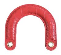 1 pratico manico curvo in poliuretano per borsa migliora l'estetica per gli amanti della moda e per varie occasioni. Impugnatura ergonomica per borse, Rosso