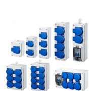 1 presa for acqua piovana esterna a tre fori 10A UE, presa multifunzione da parete for esterni, ricarica for auto elettrica(KL-C005,3-pin Universal)