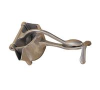 1 pressa per frutta permanente in alluminio manuale, impugnatura ergonomica facile spremitura, include 10 filtranti, pressa facile e ordinata