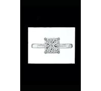 1.Princess Cut Diamond Ring Notebook (white)