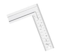 1. Professionale Lega di Alluminio 90 Gradi Righello Ad Angolo Con Scale Per La Lavorazione Del Legno E Ingegneria Strutture Di Messaggio Ad Angolo