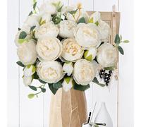 1 profumo/3 profumo di Fiori artificiali di Peonia e profumo Floreali misti, Decorazioni per Matrimoni, Decorazioni per Aula, Decorazioni per la Casa, Riempitivi per Vasi, Decorazioni per Feste all''A