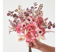 1 profumo di fiori artificiali, inclusi anemoni, margherite e eucalipto artificiali, con texture realistica, adatti per vasi, casa, camere d'hotel, decorazioni per matrimoni, decorazioni per tavoli da