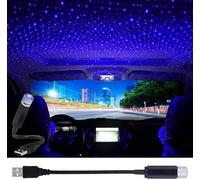 1 proiettore USB a forma di stella, luce notturna regolabile, romantico cielo stellato, luce per auto, portatile, per varie occasioni, luci da parete, strumenti di miglioramento della casa