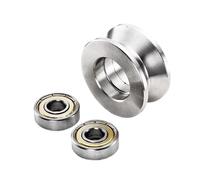 1 puleggia in acciaio inossidabile con cuscinetto personalizzato, tipo V/U/H, pulegge di sollevamento for funi metalliche, accessori for ferramenta domestica(H- type-68mm)