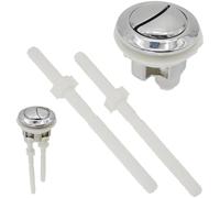 1 pulsante per sciacquone, pulsante di ricambio, 38 mm, kit di ricambio per WC standard e monoblocco, accessori per la chiusura del bagno