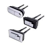 1 pulsante quadrato for serbatoio WC a doppio scarico, interruttore universale di chiusura, valvole di risparmio idrico, parti for bagno(A)