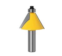 1 punta for fresatrice for bordi smussati e smussati a 30 gradi - codolo da 1/2" 12 mm - punte for la lavorazione del legno(12.7mm shank)