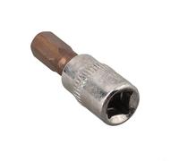 1 punta per cacciavite a testa esagonale dal design elegante, per lavori di precisione, con presa da 6,35 mm in acciaio al cromo vanadio (H7)