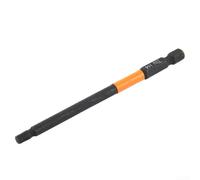 1 punta per cacciavite a testa esagonale per chiave elettrica e trapano, lunghezza 100 mm, manico magnetico per una presa sicura (H4)