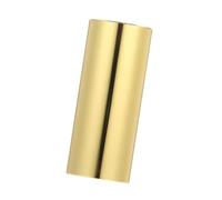 1 Puntale Per Dita Slide Per Chitarra In Vetro E Metallo Da 60 Mm Kit Fai Te Chitarra Elettrica(Gold)