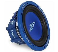 1 PYLE PLBW84 blu subwoofer auto da 300 watt rms e 600 watt max 8" 20 cm 200 mm woofer dvc doppia bobina 4 + 4 ohm sub cofano auto spl, 1 pezzo