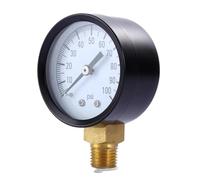 1 pz 0-100 PSI Misuratore di Pressione 'aria 50mm Quadrante Viso Tester Idraulico Manometro Manometro del Compressore D'aria for Aria Acqua