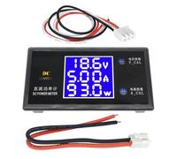 1 pz 0-100 V 5 A 10 A 250 W 999 W Voltmetro digitale Amperometro Wattmetro Tensione Corrente Misuratore di potenza Tester rilevatore di tensione Monitor(DC 0-50V 5A 250W)