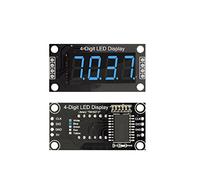 1 Pz 0.36 pollici Digital Display Digital Tube Decimale 7 Segmenti TM1637 Module,4-Digit Blue