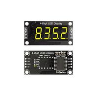 1 Pz 0.36 pollici Digital Display Digital Tube Decimale 7 Segmenti TM1637 Module,4-Digit Yellow