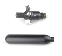 1 pz 0,5L 500CC Immersione M18*1,5 Bombola di Gas Uscita 160-3000 PSI Regolatore di Pressione Stazione Bombola d'Aria Bombola di CO2 Subacquea Accessori(Tank And 1000PSI)