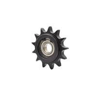 1 pz 08B, 4 punti ingranaggi pignone 13T/15T/17T/19T 45# acciaio industriale catena puleggia con cuscinetto macchinari(Single Bearing 17T Bore 17mm)