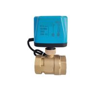 1 PZ 1-1/4 "valvola a sfera elettrica 2 linee filettatura interna 8 N·m coppia elevata in ottone DN32 valvola a sfera elettrica 12 V 24 V 110 V 220 V AC/DC(110VAC_NORMALLY CLOSED)