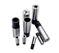 1 pz 1/2 1/4 1/8 3.175 6.35 12.7 Adattatore CNC Pinza di serraggio Gambo Adattatori for utensili for router CNC Supporto for fresa Conversione mandrino(6.35-3.175)