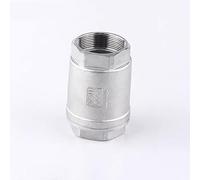1 pz 1/2" 3/4" 1" 1-1/4" 1-1/2" 2" BSPT Acciaio inossidabile SS304 Sollevamento verticale In linea Valvola di ritegno a molla DN15 DN20 DN25 DN32 DN40 DN50(DN15)
