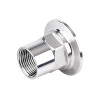 1 pz 1/2" 3/4" 1" 1-1/4" 1-1/2" 2" DN15-DN50 S304 Raccordo for tubo con filettatura femmina esagonale in acciaio inossidabile tipo Tri Clamp(DN50 x ferrule 77.5)