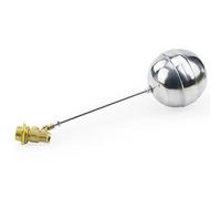 1 pz, 1/2" 3/4" 1" in acciaio inossidabile con controllo del flusso for cisterna/serbatoi di espansione, valvola a sfera galleggiante DN15 DN20 DN25(1/2inch)