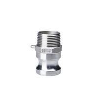 1 pz 1/2 "3/4" 1 "Irrigatore da giardino in acciaio inossidabile 304 Camlock Adattatore di montaggio Barb Camlock Sgancio rapido for raccordi for pompe for tubi flessibili(F,2")