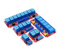 1 pz 1 2 4 6 8 canali 5V 12V 24V modulo relè scheda scudo con supporto optoaccoppiatore trigger di alto e basso livello for(12V 8 channel relay)