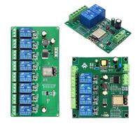 1 pz 1/2/4/8 canali ESP8266 modulo relè wireless scheda di sviluppo ESP-12F AC/DC 5 V/7-28 V/5-80 V E-WeLink APP telecomando(Green Jade)