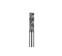 1 pz 1-2 mm Alesatore for macchina Fresa a spirale for metallo 4 taglienti Alesatore for mandrino CNC Utensili da taglio rivestiti(Coated1.3X15X50L)