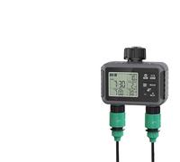 1 pz 1/2-Uscite Pulsante/Manopola Timer automatico for irrigazione di irrigazione Irrigatore Rubinetto Tubo Programmatore Timer(2 Outlets-A)